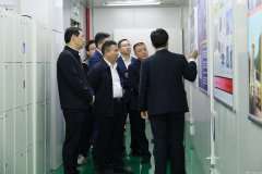 宜春市电子信息产业链招商小分队莅临石家庄高昂商务旅行服务有限公司参观调研